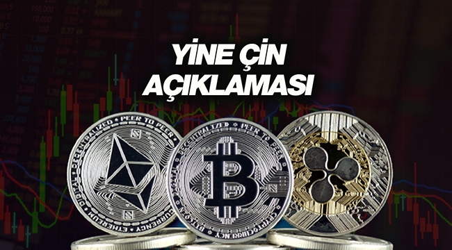 Çin kripto paraların peşini bırakmıyor! Çin'den gelen açıklama Bitcoin'i düşürdü...