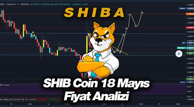 Shiba Coin toparlanacak mı? SHIB USDT 18 Mayıs fiyat analizi...