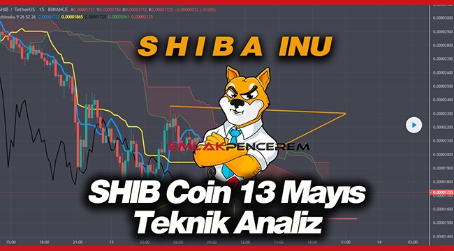 Shiba (SHIB) yüzde 25 düştü! SHIB coin 13 Mayıs grafik fiyat analizi