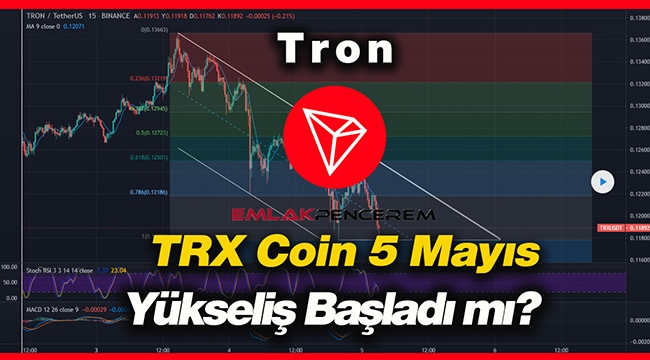 Tron (TRX) yönünü yukarı çevirdi! TRX coin 5 Mayıs fiyat analizi