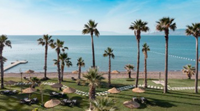 Ant Yapı'nın Bodrum'daki kendi özel plajı bulunan lüks oteli açılıyor