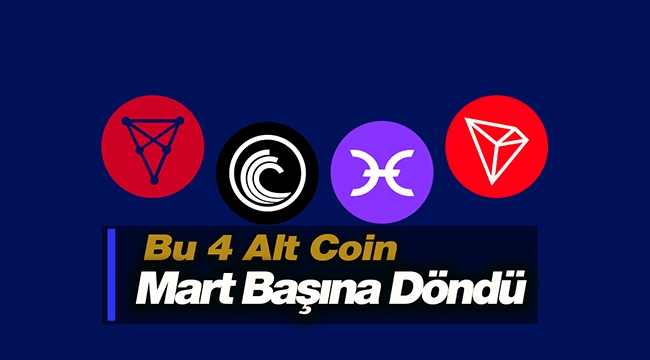 Bu 4 alt coin yatırımcısının cebini boşalttı! CHZ, BTT, HOT, TRX Mart başı seviyesine döndü...