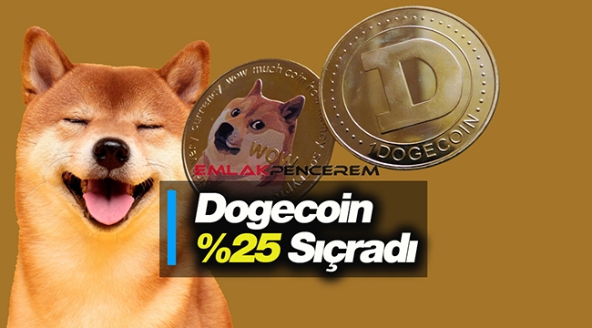 Dogecoin yüzde 25 sıçradı! DOGE USDT fiyat analizi...