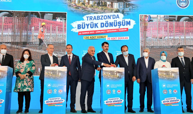 Trabzon Çömlekçi'de TOKİ eliyle dev dönüşümün temelleri atıldı