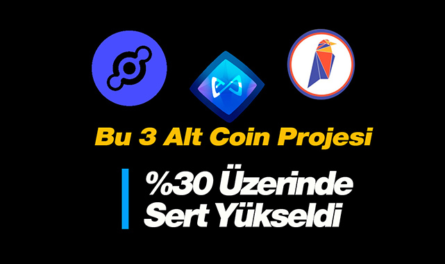 Bu 3 alt coin 24 saatte yüzde 30 üzerinde arttı! AXS, HNT ve RVN coin projeleri sert yükseldi...