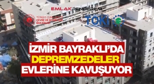 Bakanlık jet hızıyla 10 ayda yaptı! İzmir Bayraklı'daki 1444 adet deprem konutu 30 Ekim'e kadar teslim edilecek