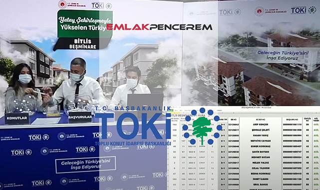TOKİ Bitlis Beşminare 130 konut için kura çekilişi yapıldı sonuçlar açıklandı