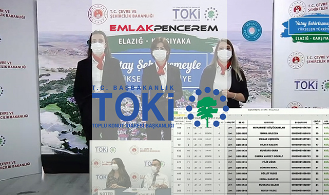 TOKİ Elazığ Karşıyaka 79 adet konut belirleme kura çekilişi sonuçları