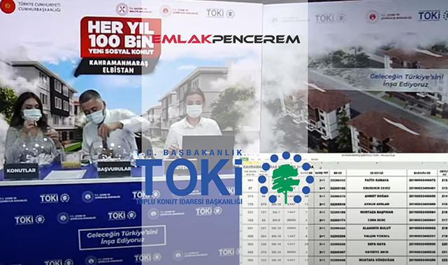 TOKİ Kahramanmaraş Elbistan 581 konut belirleme kura çekilişi sonuçları belli oldu