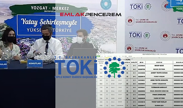 TOKİ Yozgat Merkez 175 konut kura çekilişi sonuçları açıklandı