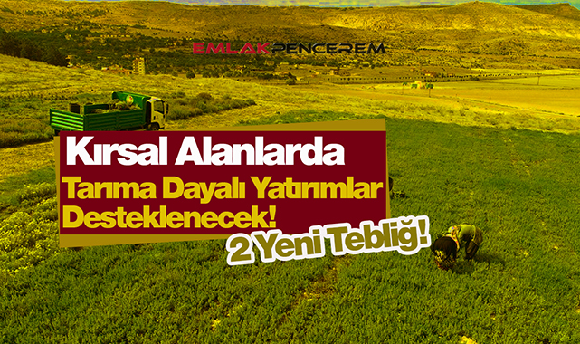 2021 Kırsal kalkınma ve tarıma dayalı ekonomik yatırımların desteklenmesine ilişkin 2 yeni düzenleme