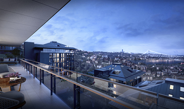 İstanbul Boğazına nazır Kandilli'deki 406 lüks konut sahiplerini bekliyor