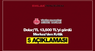 Dolar 13500 TL'de dalgalanırken, Merkez Bankası açıklama yaptı! İşte Merkez Bankası'ndan yapılan Dolar kuru açıklaması...