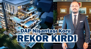 DAP projesi Nişantaşı Koru konutları 2022'ye rekorlarla başladı