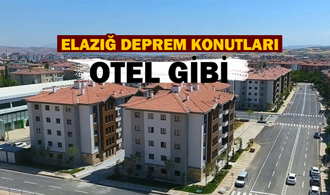 Depremzedeler 5 yıldızlı otel gibi yeni evlerinde