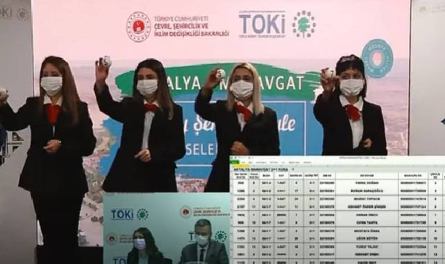 TOKİ Antalya Manavgat konut kura çekilişi sonuçları açıklandı