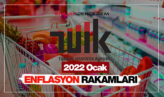 Enflasyon arttı mı, düşüşe mi geçti? TÜİK, 2022 Ocak ayı enflasyon rakamlarını açıkladı TÜFE - Yİ-ÜFE