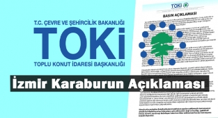 TOKİ'den son dakika İzmir Karaburun açıklaması
