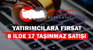 Yatırımcıya direkt satış! Ankara, İzmir dahil 8 ilde 17 gayrimenkul açık artırmada satılacak...