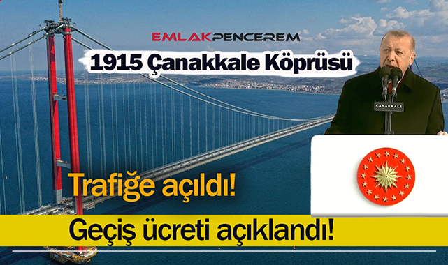 1915 Çanakkale Köprüsü görkemli törenle trafiğe açıldı! İşte geçiş ücreti...