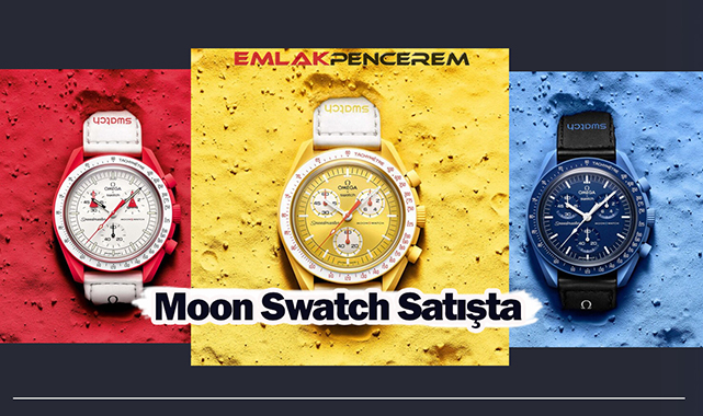 Swatch Omega Speedmaster Moonwatch serisi kapış kapış...