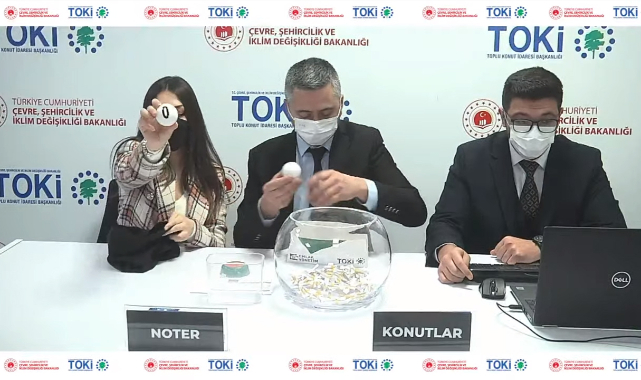 TOKİ Karaman Kırbağı 199 adet 2+1 ve 3+1 konut kura sonuçları isim listesi sorgulama