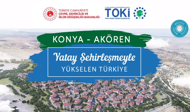 TOKİ Konya Akören 2+1 ve 3+1 konut kura çekilişi sonuçları açıklandı