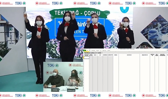 TOKİ Tekirdağ Çorlu 2+1 ve 3+1 kura çekilişi sonuçları isim sorgulama belli oldu