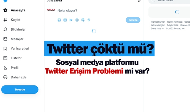 Twitter çöktü mü, neden açılmıyor? Son dakika: Twitter erişim problemi nedeni ve ayrıntıları...