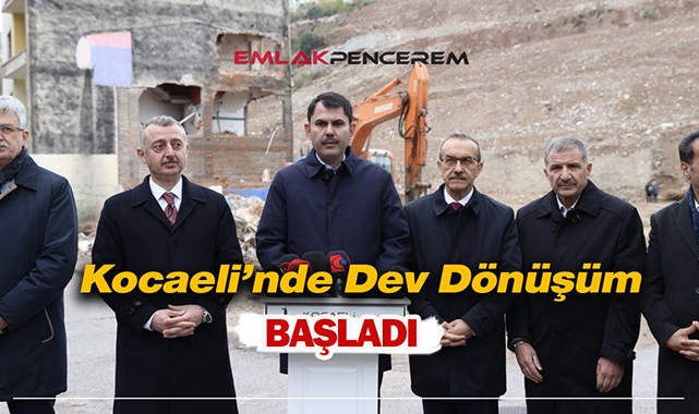 Bakan Kurum'dan Kocaeli dönüşümü için kira müjdesi