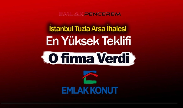 Emlak Konut GYO, İstanbul Tuzla arsa ihalesinde en yüksek teklifi Cevahir Yapı verdi