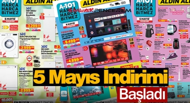 A101 5 Mayıs bugün başlayan aktüel ürünler kataloğu çıldırttı! A101 marketlerinde 5 Mayıs bereketi...