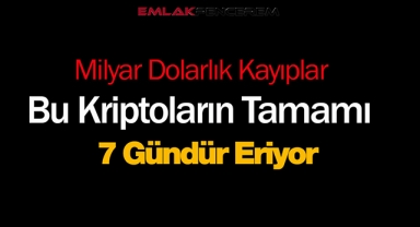 Bu kripto paralar eridikçe eridi! Hepsi yüzde 50 üzerinde düştü Milyar Dolarlar buharlaştı..