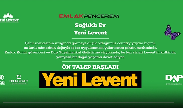 DAP Yeni Levent nerede yükselecek?
