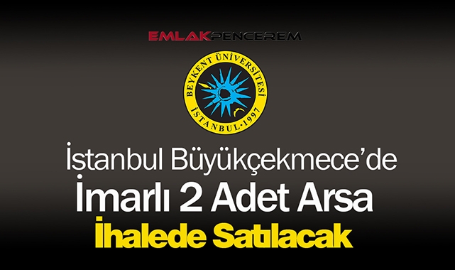 İstanbul Büyükçekmece'de Beykent Üniversitesi'nden satılık arsalar