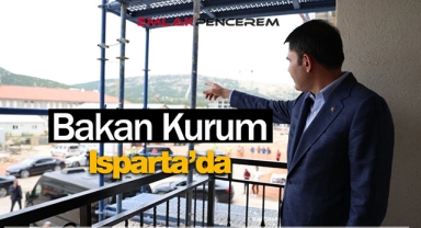 Bakan Kurum, Isparta’da TOKİ konutlarını inceledi