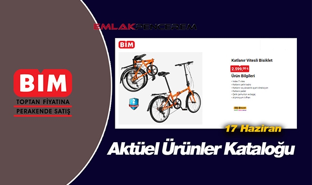 BİM'de talan edilecek aktüel ürünler listesi belli oldu! Bu Cuma katlanır bisiklet, LED Tv'ler ve çok daha fazlası Aktüel ürünler indirim kataloğunda...