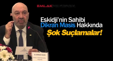 Haramidere'de ki Eskidji Bazaar'da tehdit yolu ile tahliyeye suç duyurusu! Ünlü isim Dikran Masis hakkında flaş suçlamalar...