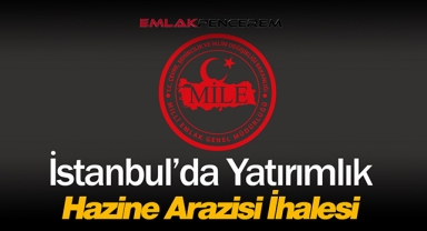 İstanbul Kartal'da yatırımlık konut imarlı Milli Emlak arsa satış ihalesi
