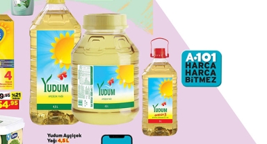 A101'de 4.5 Litre ay çiçek yağı fiyatında damping! 1, 2, 3, 5 Litre Ay çiçek yağı fiyatları değişti...