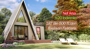 Nef Arsa kampanyası başlattı! Yüzde 20 indirim ile Nef Sakarya Arsa satışları 187 bin TL'den başlıyor....