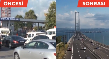 Osmangazi Köprüsü üzerinden geçiş rekoru! Arefe günü Osmangazi'den kaç araç geçti?