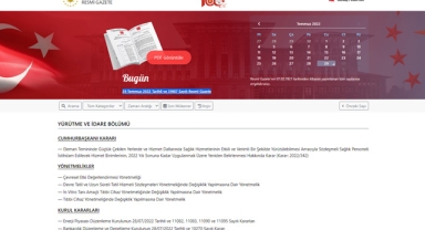 Resmi Gazete (29 Temmuz 2022) kritik yönetmelik ve kararlar yayımlandı