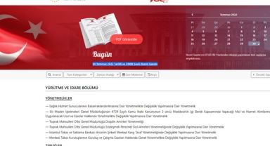 Resmi Gazete (30 Temmuz 2022) hangi yeni kararlar var?