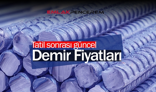 Tatil sonrası spot demir fiyatları ne kadar? 1 ton inşaat demiri fiyatı bugün kaç liradan satılıyor?