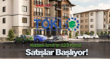 TOKİ bu ilde 123 adet ucuz konut satışı başlıyor! TOKİ İzmit'te 2595 TL taksitle konut başvuru şartları, fiyatları...