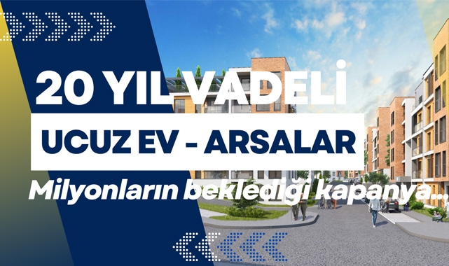 TOKİ ucuz arsa ve konut satışı dar gelirli vatandaşa ilaç olacak! TOKİ'den 20 yıl vade, düşük peşinatlı ev, arsa fırsatı...