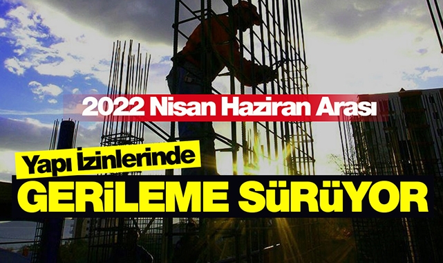 Yapı izinleri düşüşte