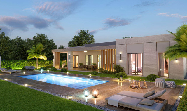 126 villadan oluşan Big Country Büyükçekmece deniz ve göl manzarası bir arada! AK Yapı Big Country villa fiyatı