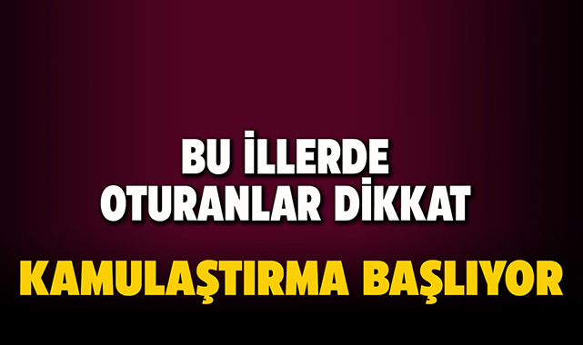 4 ilde acele kamulaştırma kararı Resmi Gazete'de
